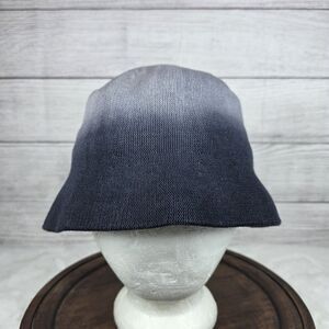 RARE Vintage Nike Golf Ombre Gray Black Bucket Hat Woven One Size